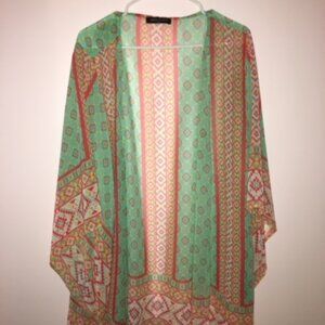 Fashion to Figure Aztec Kimono, Size 2x